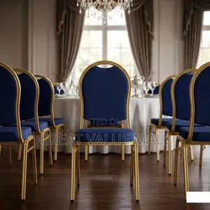Blue Banquet Chairs