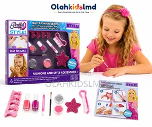 Nail Fashion Series Polish Glitter Style Kit Manicure Girls Toy