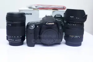 Canon 60D DSLR Camera + 18-135mm Lens and Sigma 17-50mm 2.8 Lens