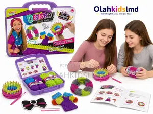 Designer Crazy Yarn Knitting Loom Kit DIY Jewelry Wool Craft 6+