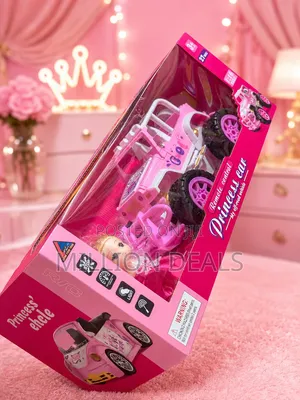 Girl Child Unique Luxury R/C Toy Car Ages 3+