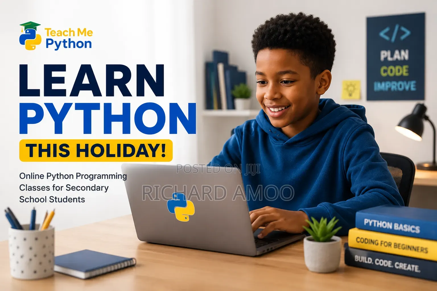 Holiday Python Programming Classes for Secondary Students (Online)