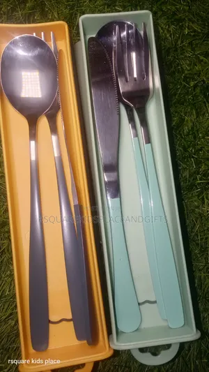 Colored Steel Cutlery for Kids