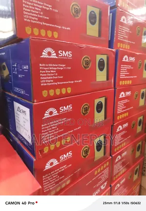 SMS 1.2kW 12V Pure Sine Wave Solar Inverter With 50A MPPT Charger
