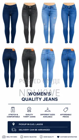 Ladies' Quality Thrift Skinny Jeans | Different Sizes