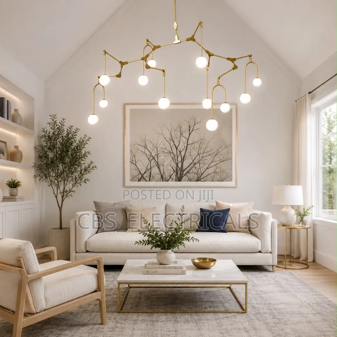 Branching Globe Chandelier