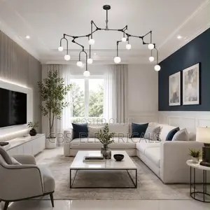 Branching Globe Chandelier