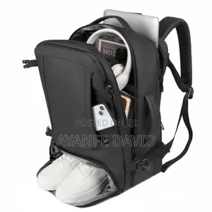Expandable Travelling Backpack (With-Shoe-Space)