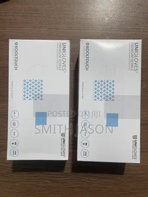 2 Packs of Latex Free Blue Medium Kooltouch Gloves