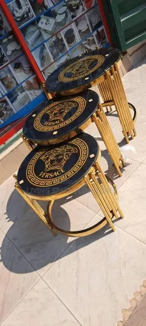 Glass Top 3in1 Side Stools