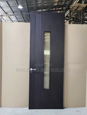 High Quality HDF Kitchen Door With Glass (52ldfj)