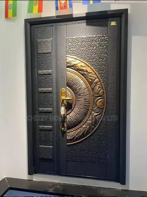 High End Italian Security Copper Cast Door 7ft by 4ft