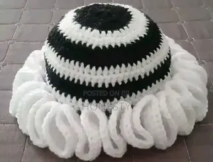 Handmade Crochet Ruffle Hat - Bucket Hat for Women