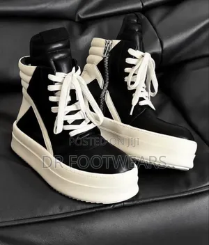 Rick Owens Men's High-Top Sneakers