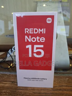 New Xiaomi Redmi Note 15 128 GB Black