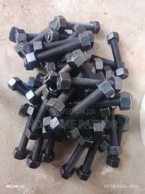 3/4x 120mm Stud Bolts and Nuts