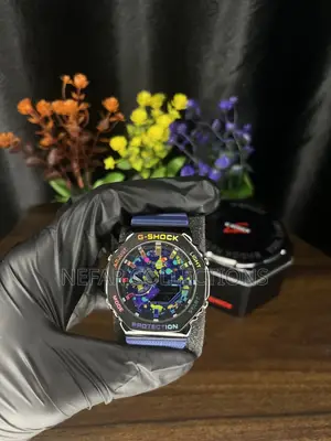 Casio G-Shock GA-2100 Wristwatch (casiOak) - Blue, Black Others
