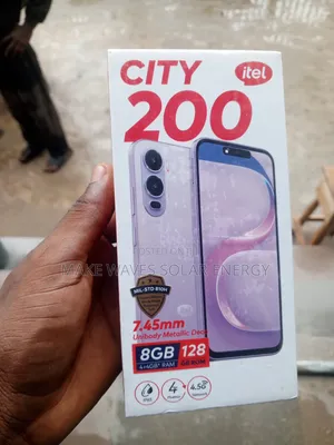 New Itel City 200 128 GB Purple