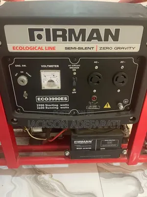 Firman Generator 2 Weeks Used