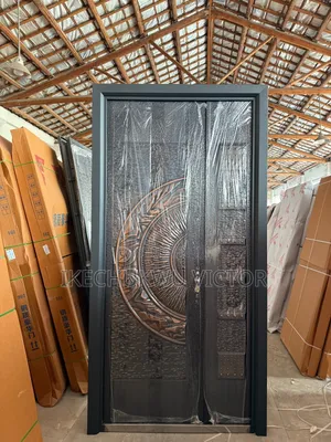 4ft Extra Height Bronze Eclipse Double Steel Door