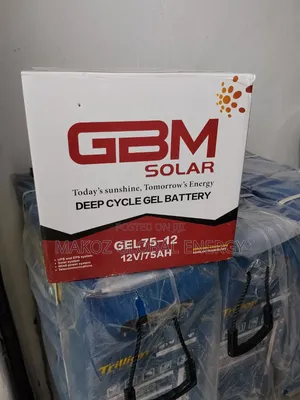 75ah GBM Deep Cycle Gel Battery
