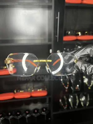 Cartier Eyeglass With Protective Case - Clear Lens