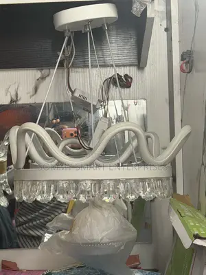 Modern Wave LED Crystal Chandelier