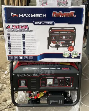 4.5kva Original Maxmech Key Start Petrol Generator