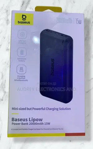 Baseus Lipow 20000mAh 15W Fast Charging Power Bank