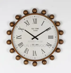 60cm Metal Frame Wall Clock (W308103)