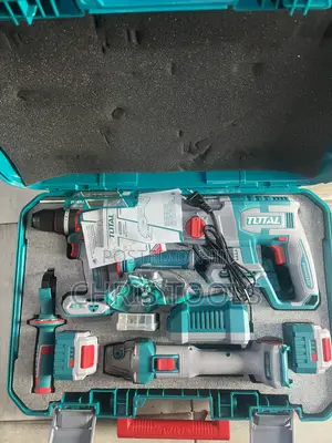 Total 3-in-1 Cordless Power Tool Combo Kit