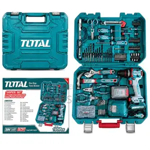 TOTAL 165 PCS Cordless Tools Set