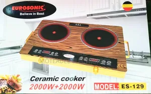 Eurosonic 2face (2000w) Digital Infrared Electric Cooker/Hotplate