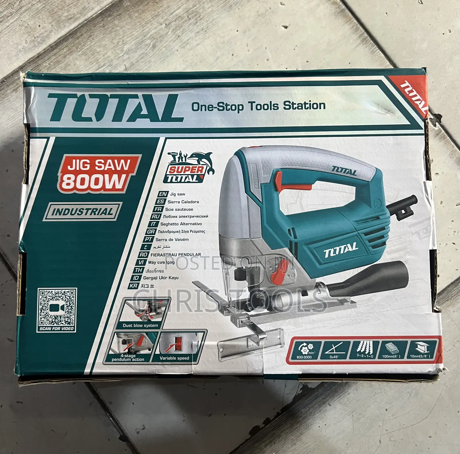 TOTAL Tools 800W Jig Saw