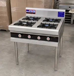 High Quality 4-Burner Commercial Gas Cooker