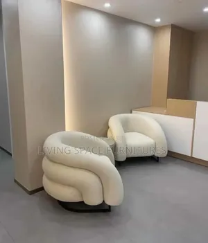 Contemporary Two Accent Fabric Chairs