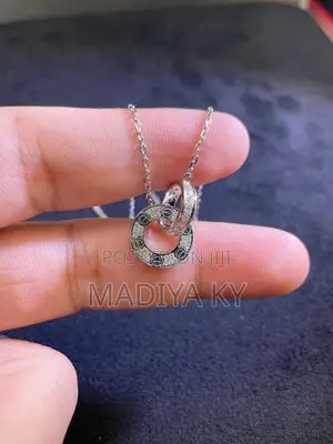 Silver Double Loop Necklace