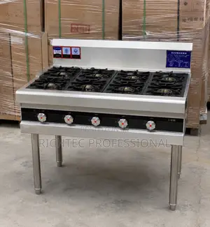 High Quality 6-Burner Commercial Gas Cooker