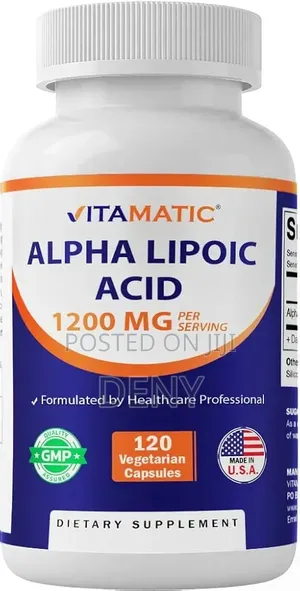 Vitamatic Alpha Lipoic Acid 1200mg 120 Capsules
