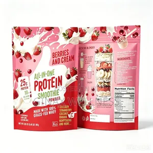 All-in-One Protein Smoothie Powder With Berries, Coconut and Banana