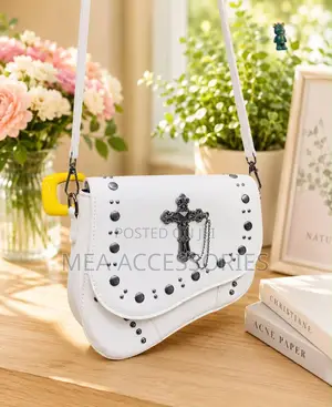 Men White Body Cross Bag