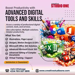 Design, Illustration, Motion Design / Animation, MS Office Excel 365
