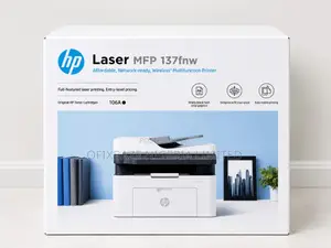 HP Laser MFP 137fnw Wireless Multifunction Printe