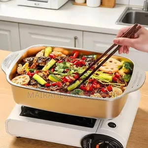 Heavy Duty Stainless Storage With Glass Lid