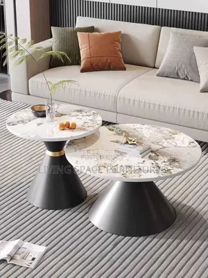 Marble Top Center Table Set