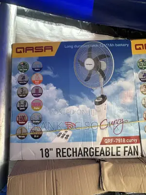 Qasa Rechargeable Fan 18 Inches