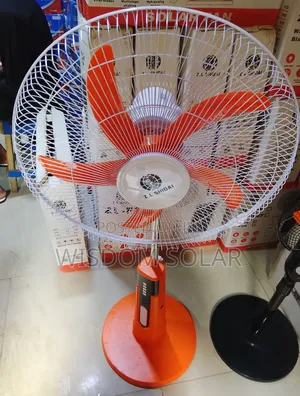 Rechargeable Solar Fan 18 Inches and Remote and Solar Panel