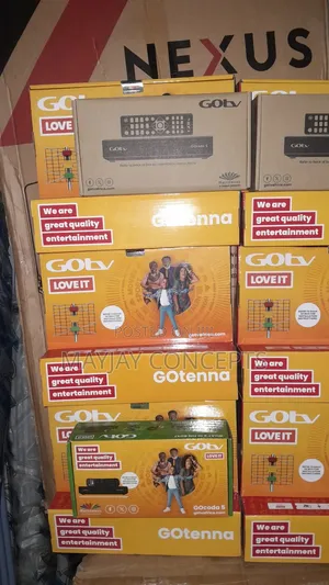 Gotv Decoder and Antenna-Complete Quality Entertainment-Gocoda 5
