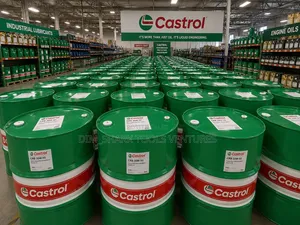 Heavy Drum of Castrol CRB 20w-50 Heavy Duty Mineral Diesel Engine Oil.