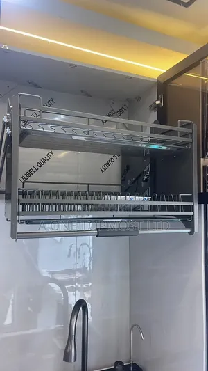 Pull Down Plate Rack [80cm]